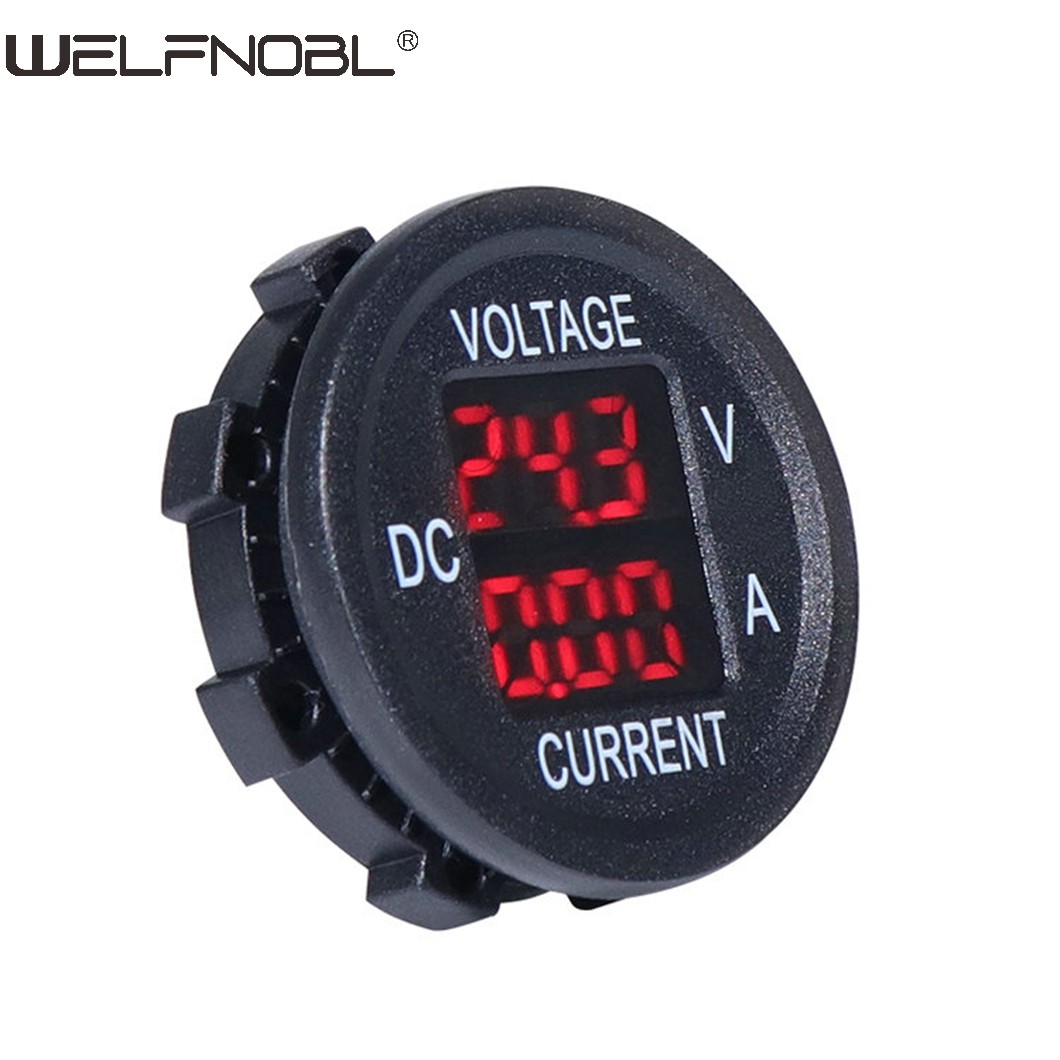 led display digital voltmeter circuit