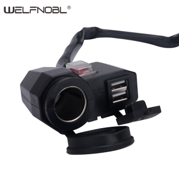 Motorcycle Dual USB Port Charger