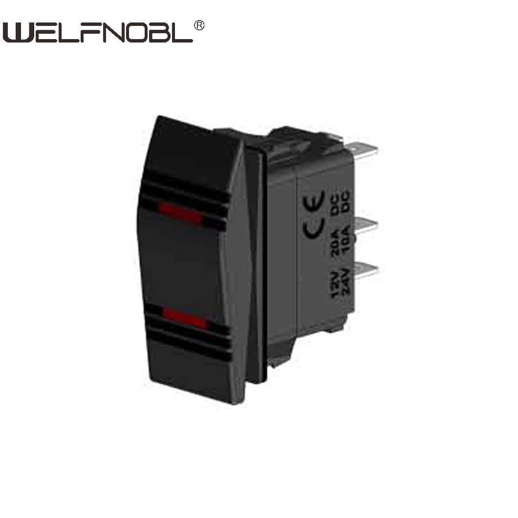 push button rocker switch