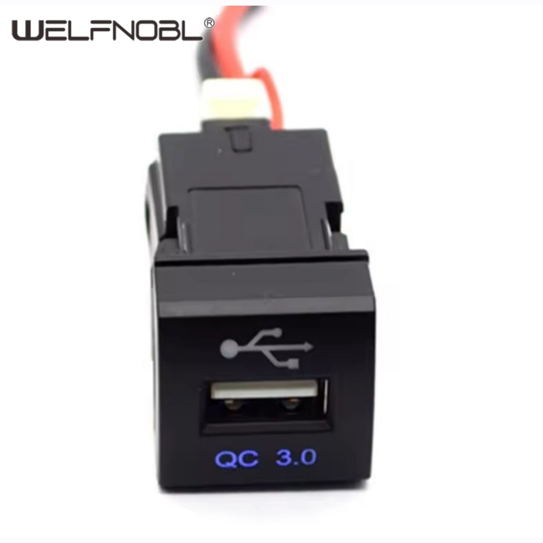 QC3.0 Dual USB socket car charger