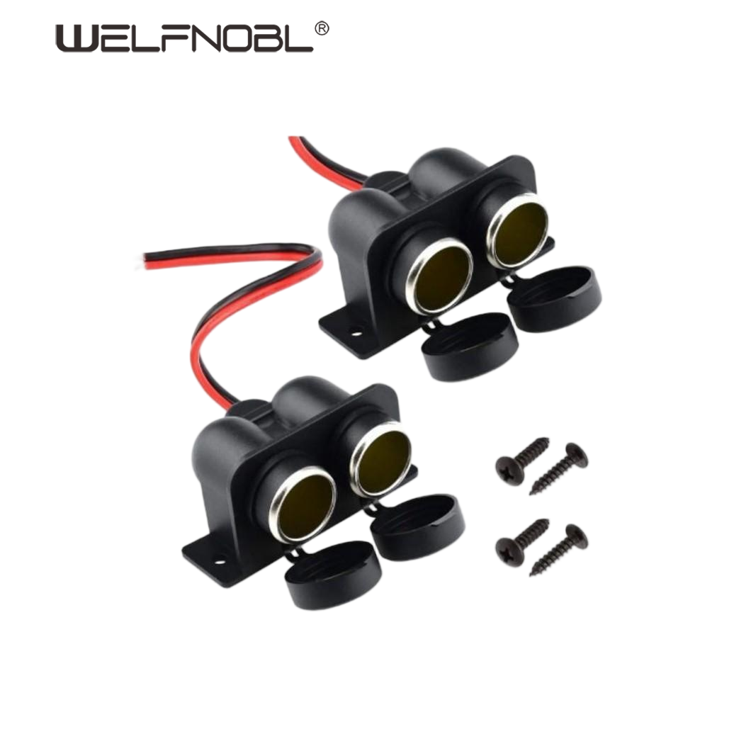 Cigarette Lighter Socket Waterproof 12V Power Outlet