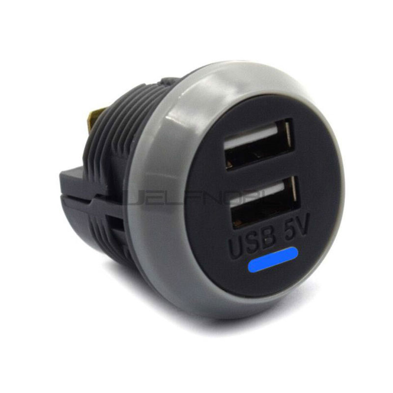 short boddy 3.1A Dual USB with Strip Light for Marine RV