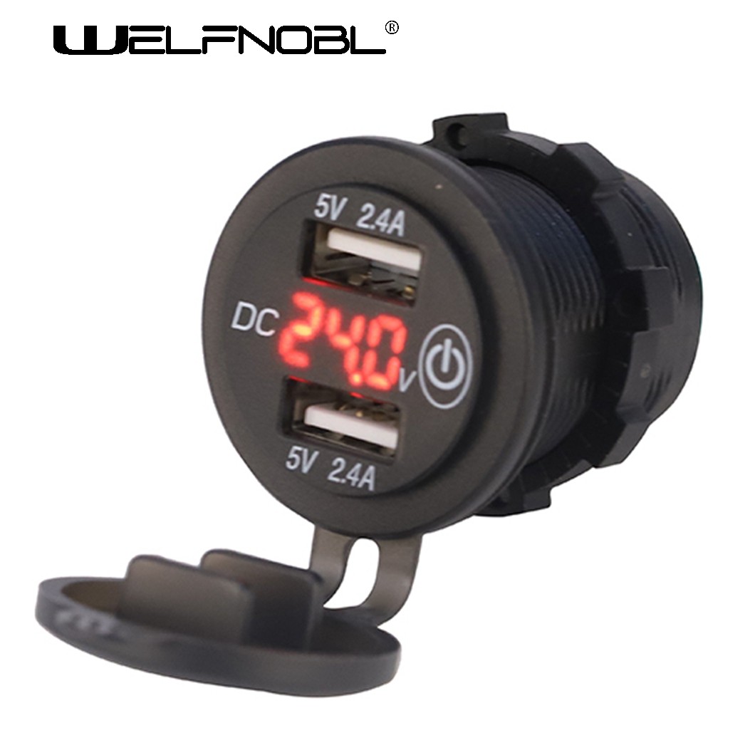 DS024B-T modification double USB On-board phone charger