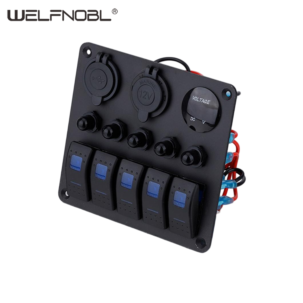 illuminated toggle switch marine