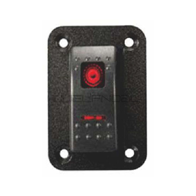 Aluminum 1 Gang Rocker Switch Panel