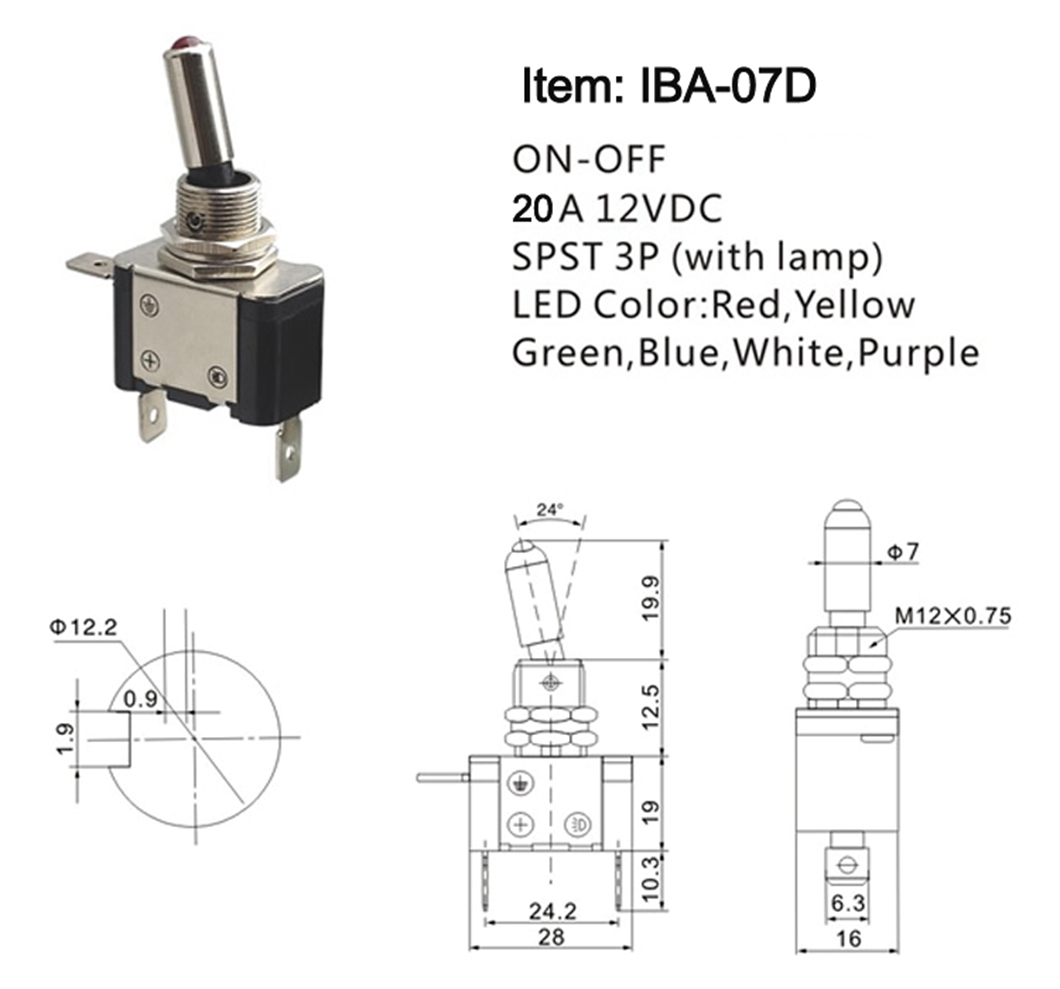 Led Light Toggle Auto Switch