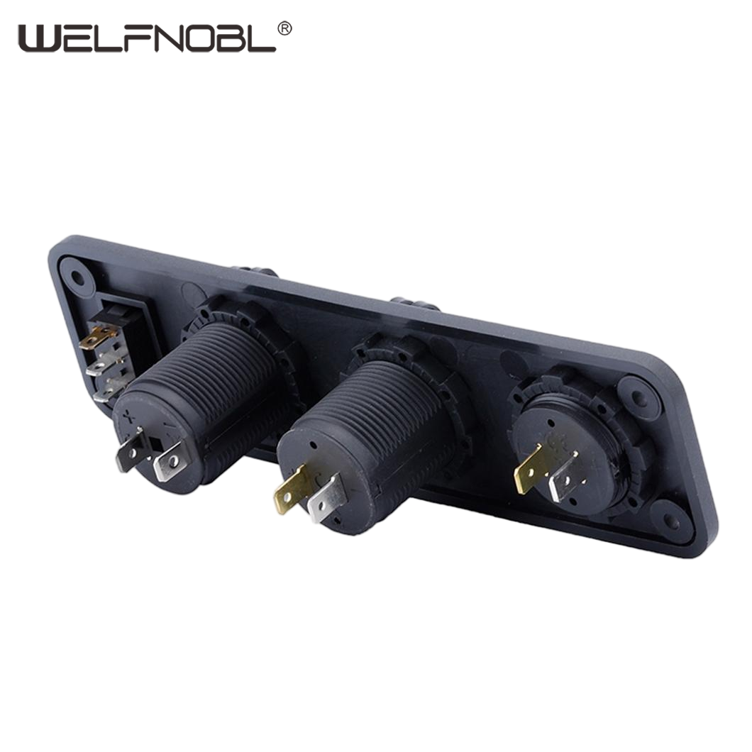 IB-P402 Power Socket 4 Hole Mounted Waterproof Panel