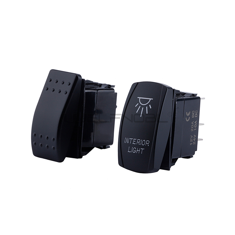 5Pin Laser On-Off Interior Light Rocker Switch