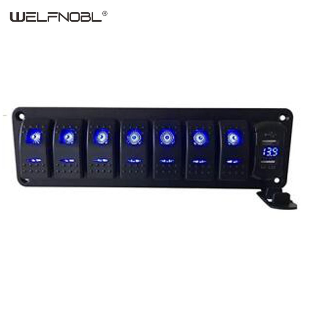 marine circuit breaker switch panel