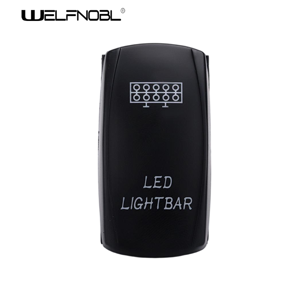 LED LIGHTBAR ON-OFF Rocker Switch