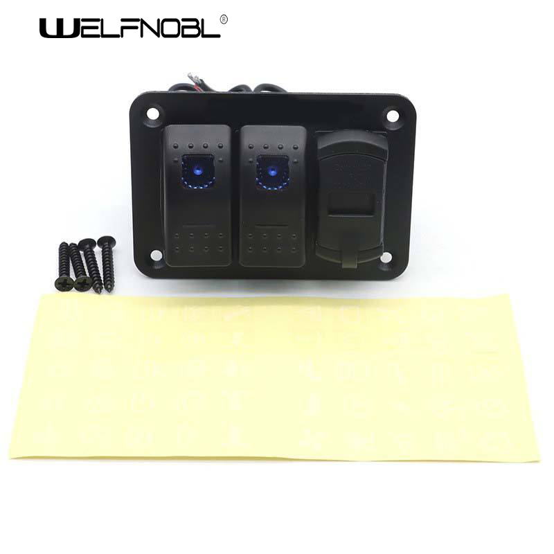 Digital Voltmeter Off-road Switch Panel