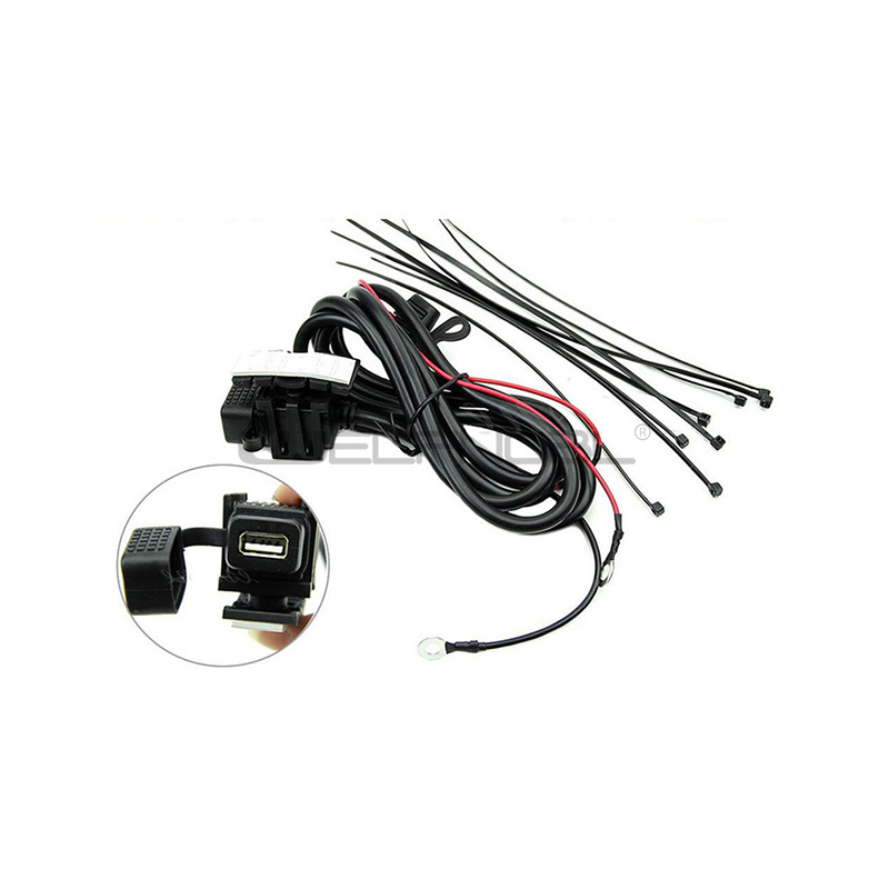 Motorcycle USB with Inline Fuse