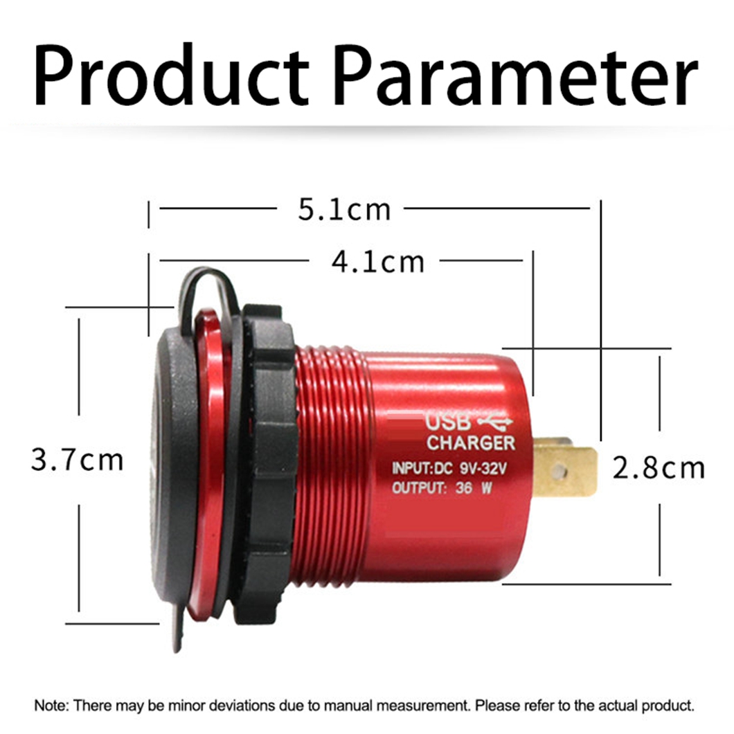 2.1A 3.1A QC3.0 dual USB socket Convex surface for bus