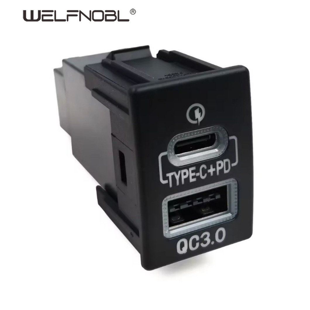 WNS-D07 12V/24V QC3.0 PD USB interface Power Adapter
