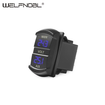 Waterproof Dual Voltage Waterproof LED Panel Digital Voltmeter