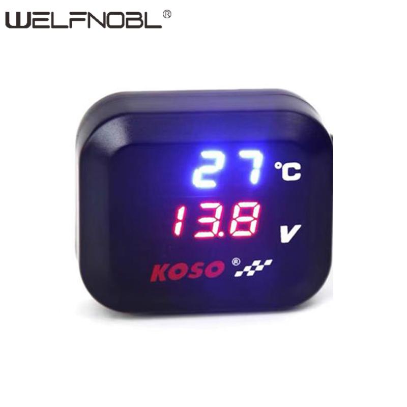 Motorcycle voltage temperature meter Male Plug