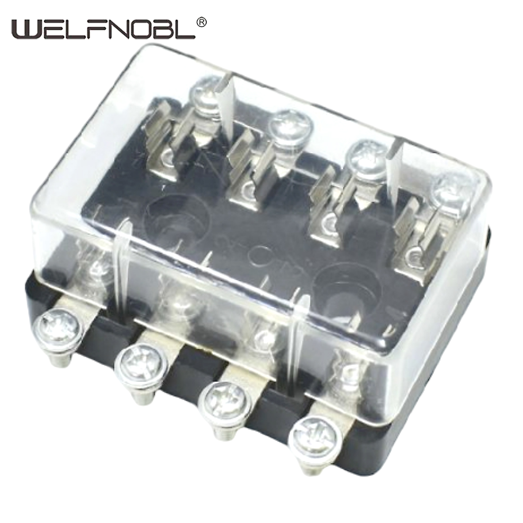 Improve vehicle safety with a 6-way waterproof fuse box equipped with zinc alloy fuses
