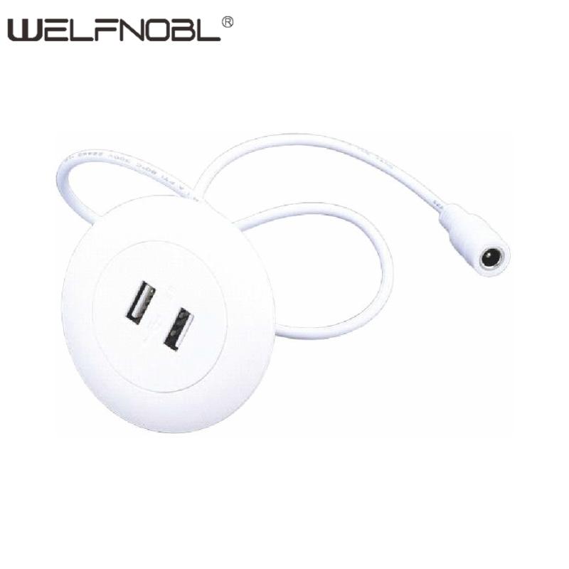 DS035B Desktop USB Charging Socket - Embedded Type with QC3.0 & USB-C PD