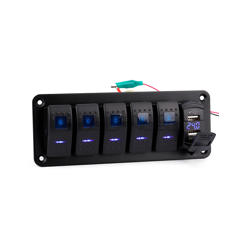 4/6 Gang Rocker switch panel