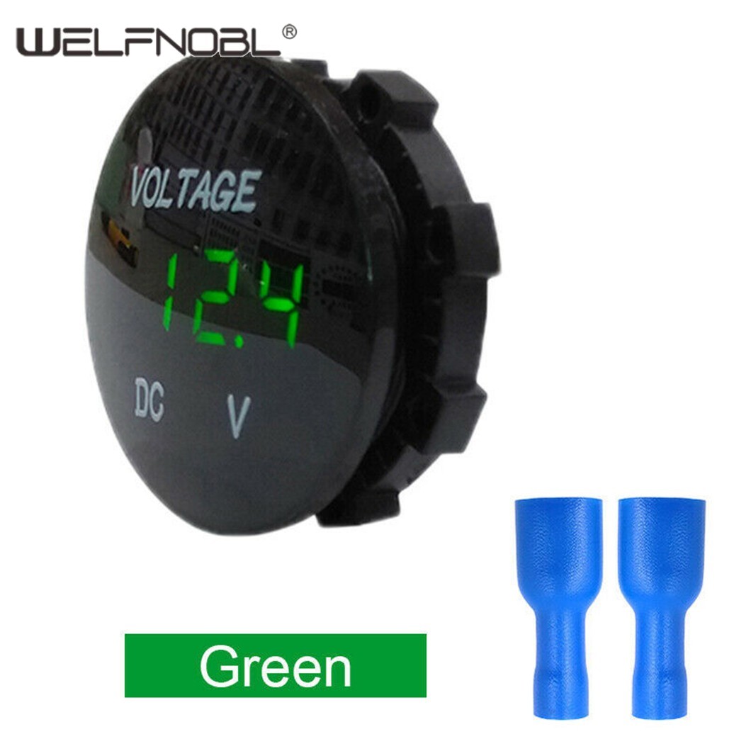 3 digit display voltmeter led digital panel volt voltage meter