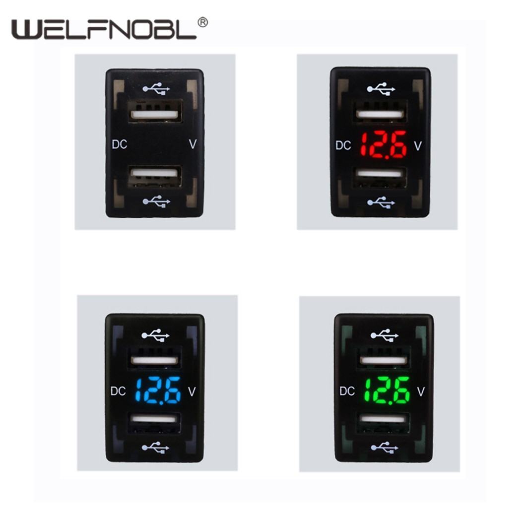 WNS-B01 Quick Charge 3.0 Dual USB Socket - 3.1A Waterproof for Car/RV/Marine