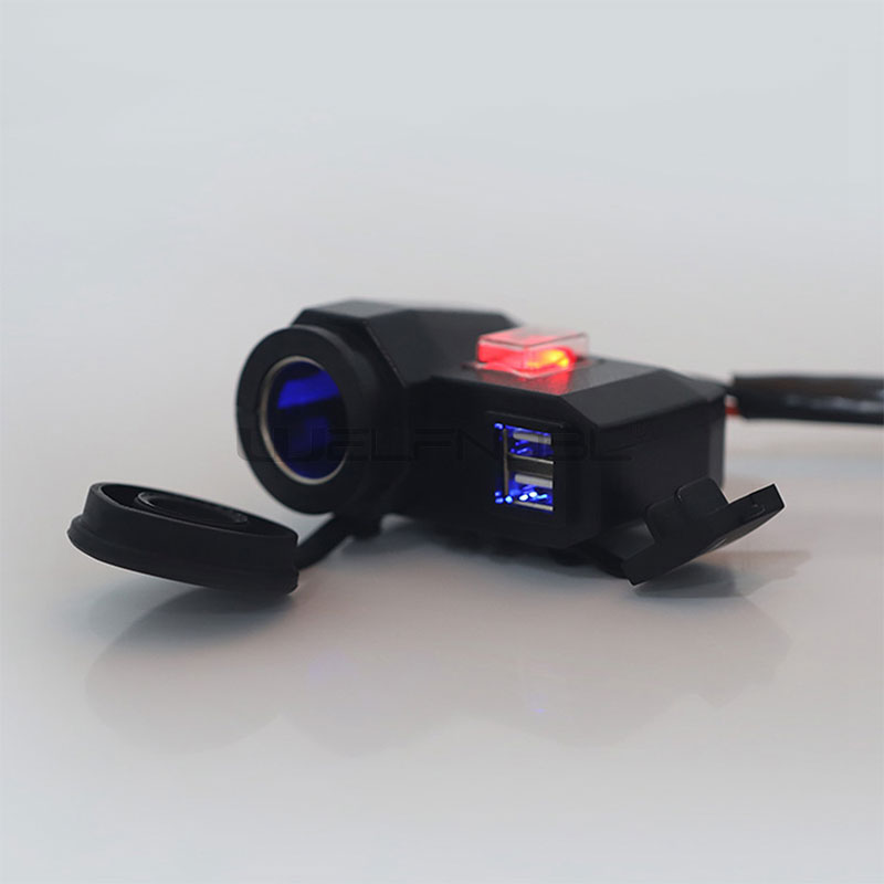 Motorcycle Dual USB Port Charger