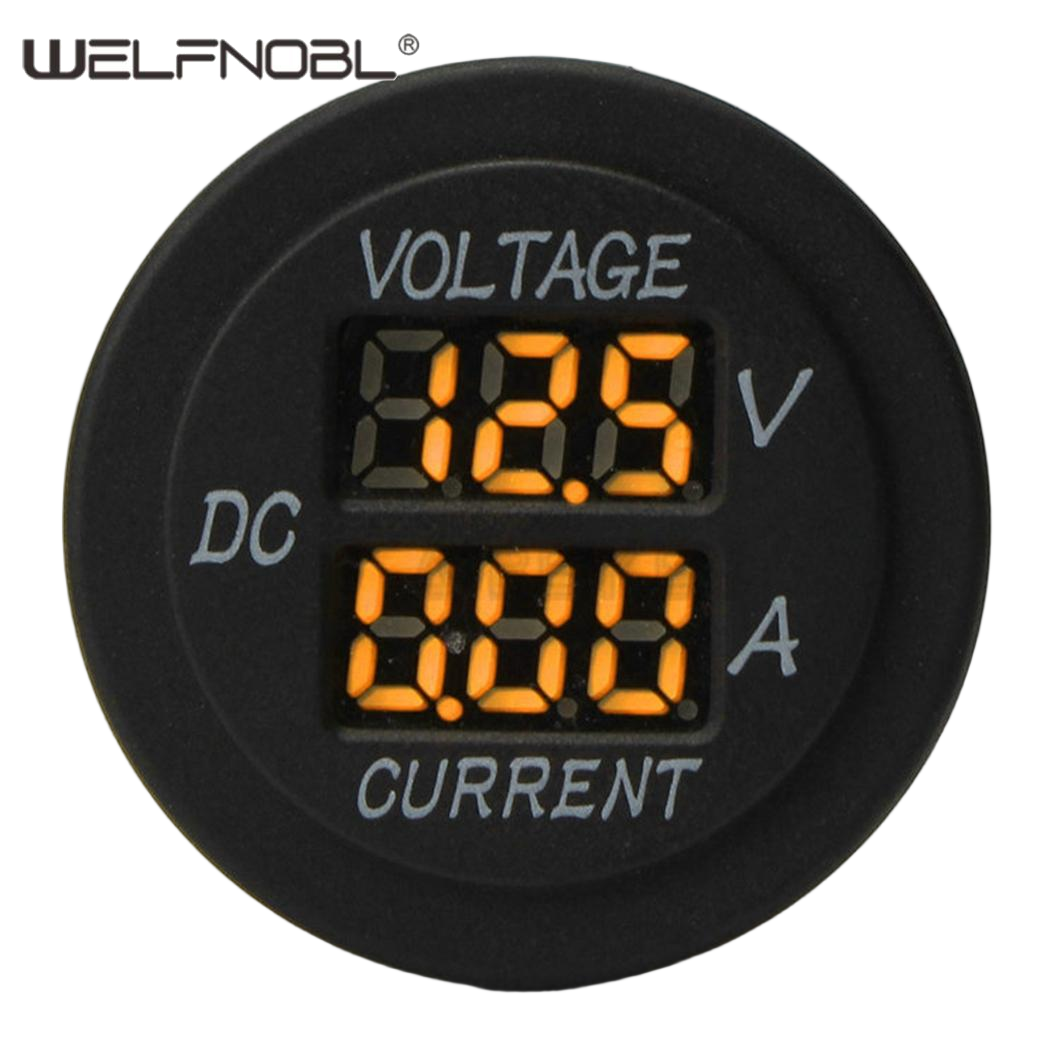 mini dc 0 100v red led 3 digital display voltmeter