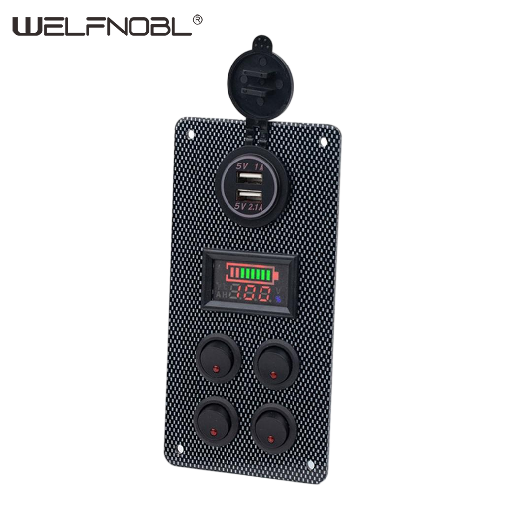 3.1A Dual USB Socket Car Charger Panel