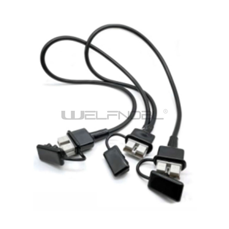 Dual 50A Anderson Plug Jumper Cable Plug Connector Kit