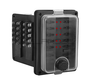 Introducing WELFNOBL 10-Way Motorcycle Car Fuse Box Holder with LED Indicator and Waterproof Cover