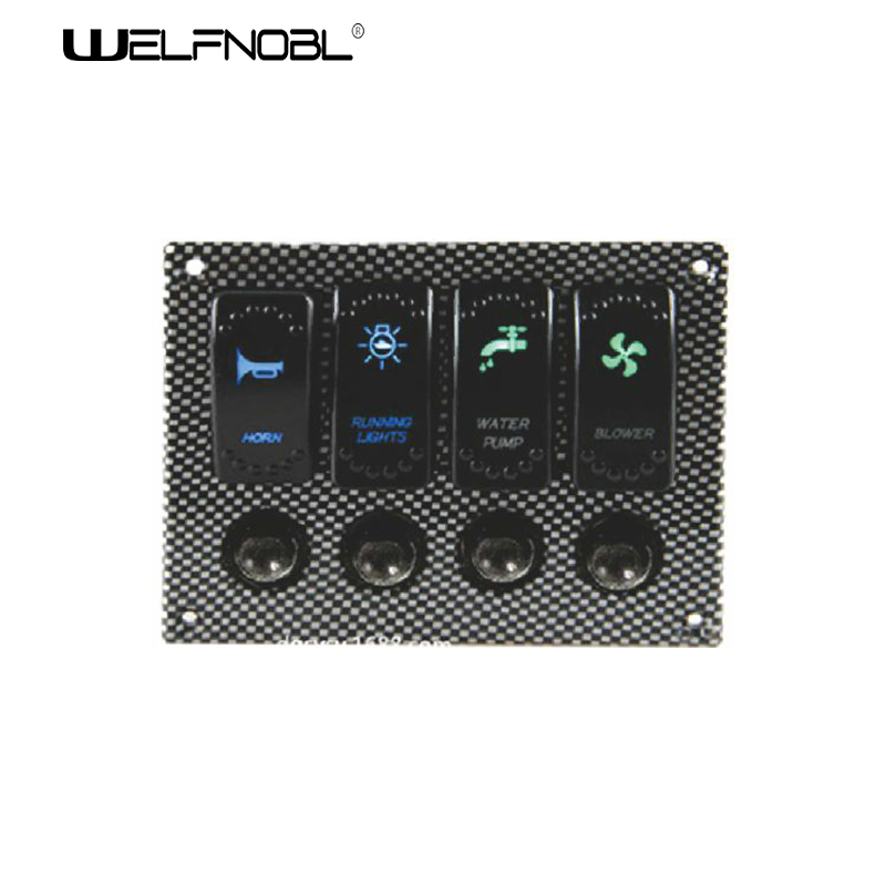 switch Panel combination with overload protection