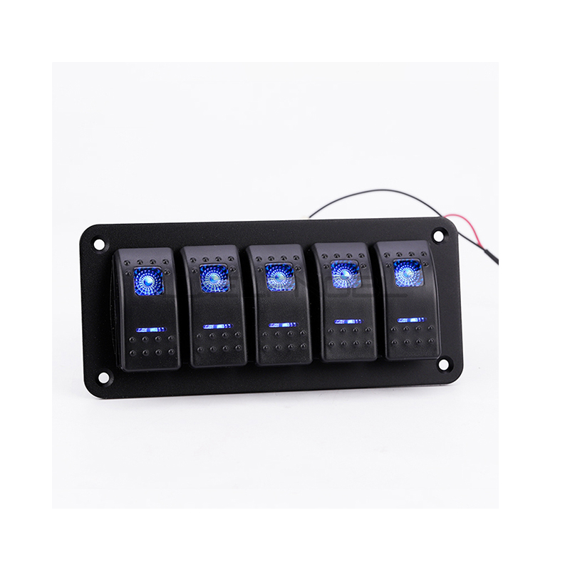 5/6 gang rocker switch panel for marine