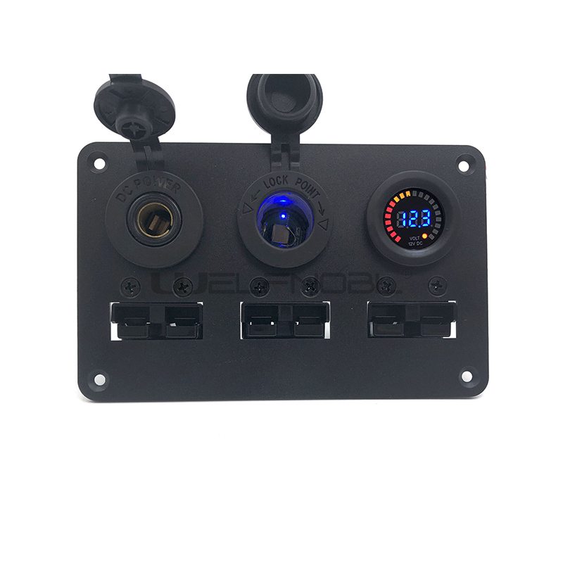 12v 24v Anderson Socket Flush Mount