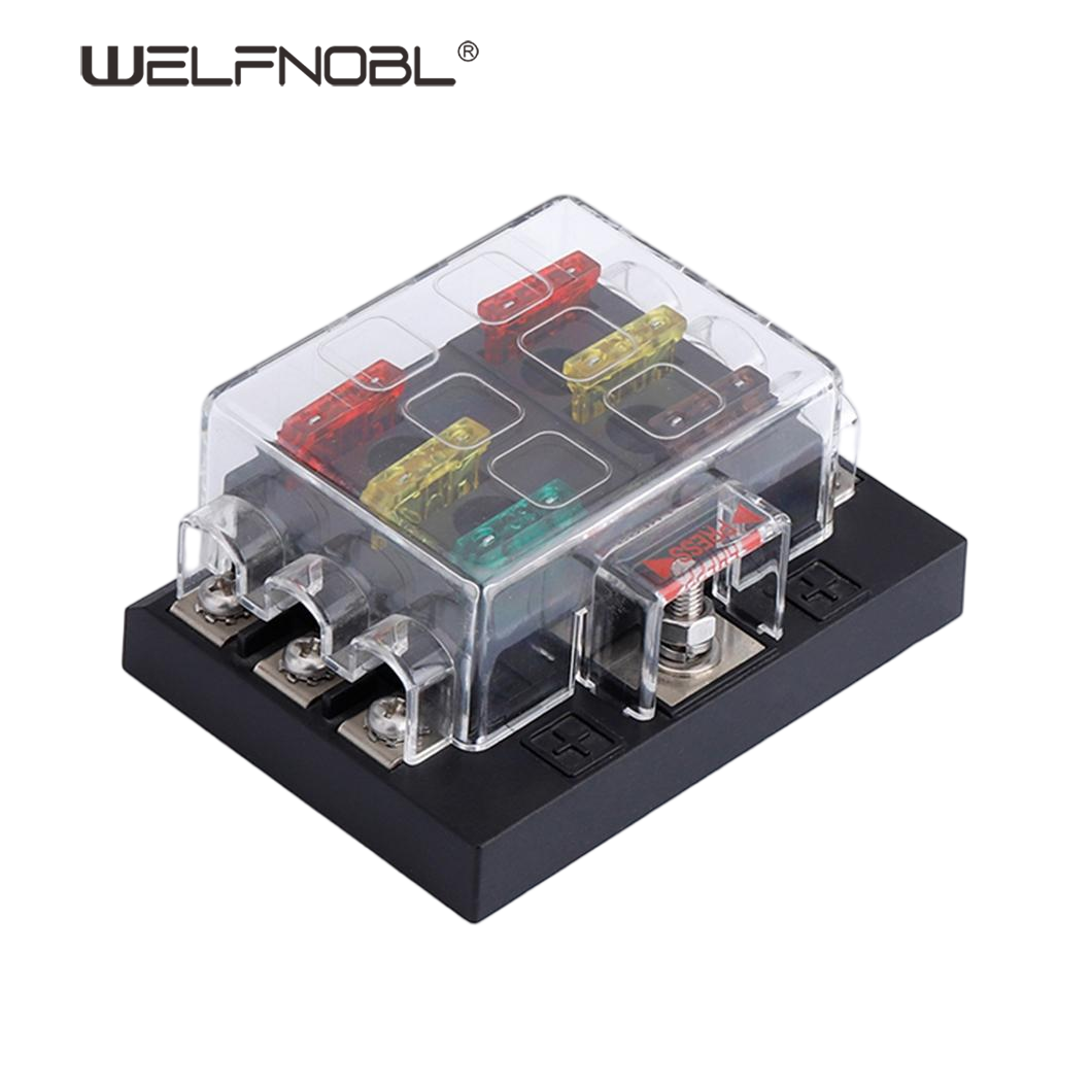 The 25A Medium Blade Fuse Block Holder Kit:The Ultimate Circuit Protection Solution for Automotive and Marine!