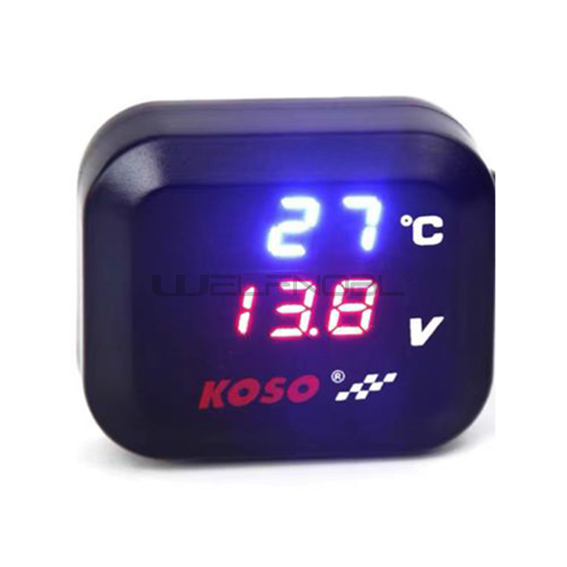 Motorcycle voltage temperature meter Male Plug