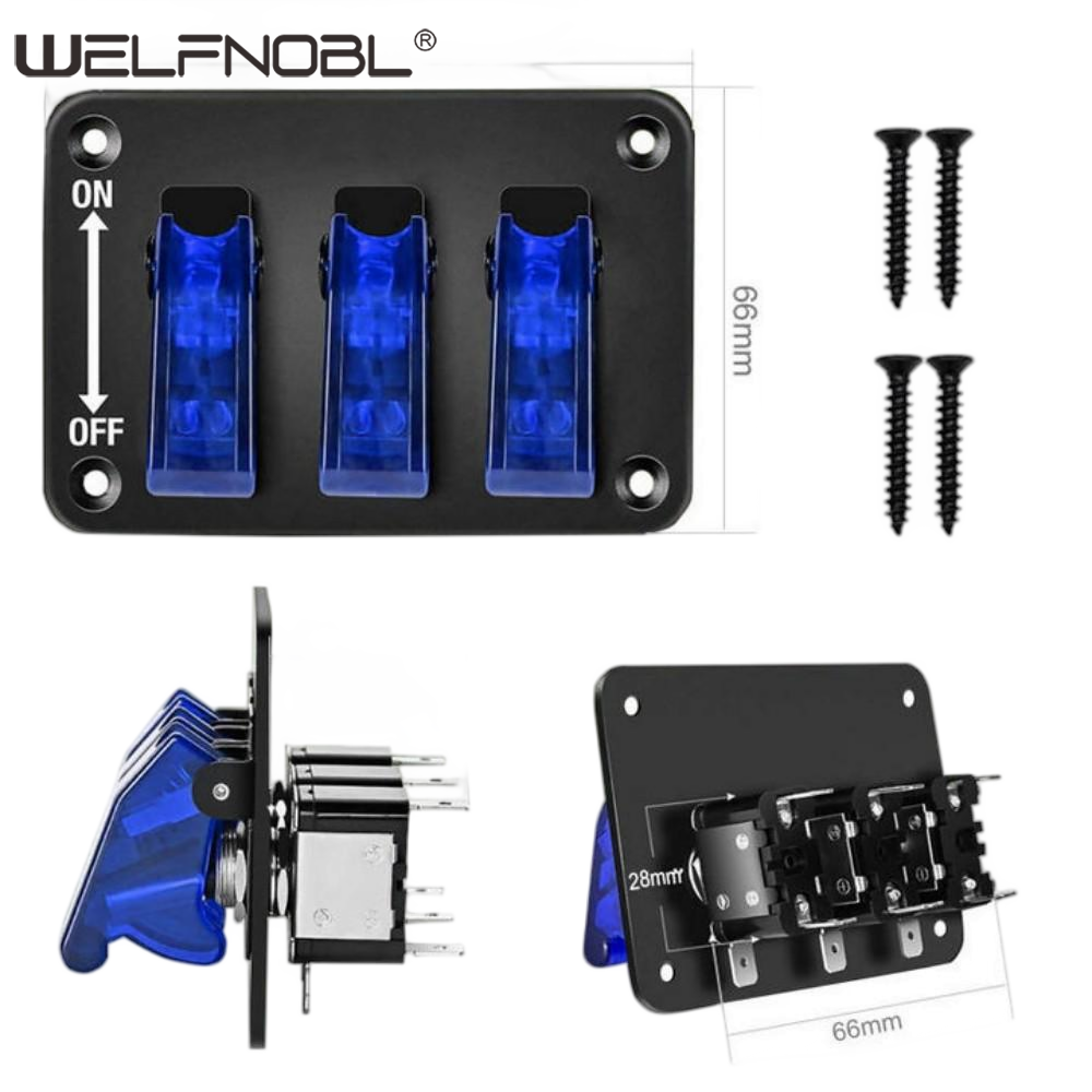 race car switch panels