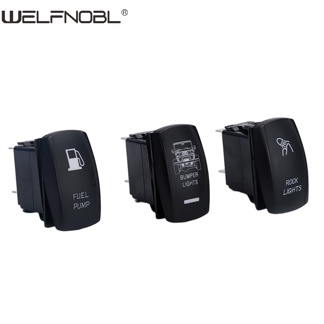 5PIN 7PIN 10PIN On-off Waterproof Rocker Switch for Boating