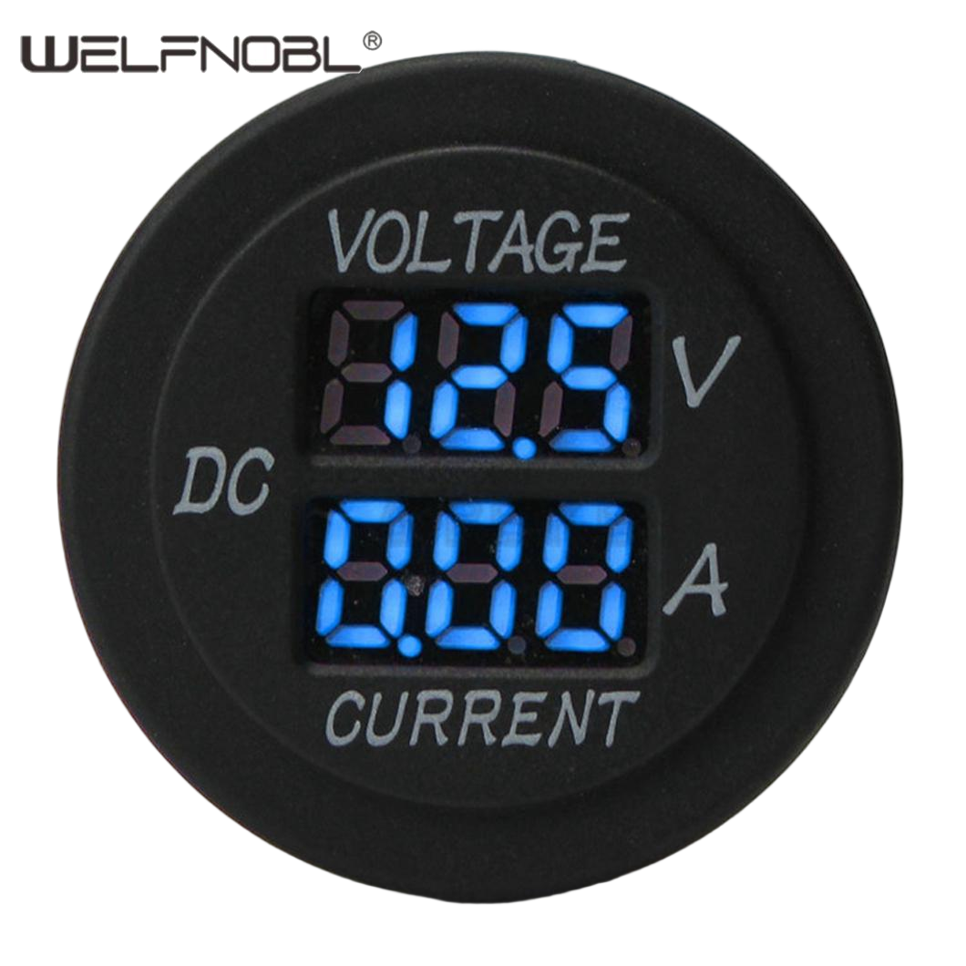 mini dc 0-30v red led 3 digital display voltage voltmeter