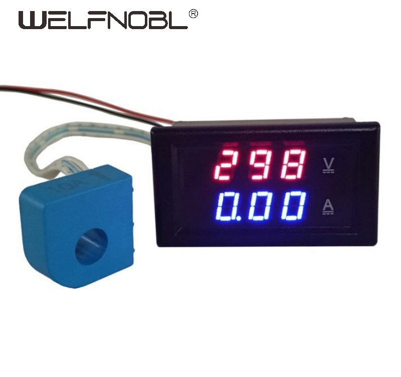 led display digital voltmeter project