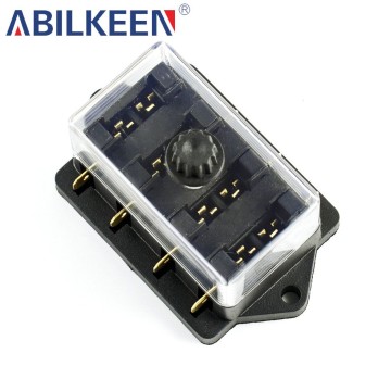 4 Way Circuit Fuse Box Compact Automotive Fuse Panel