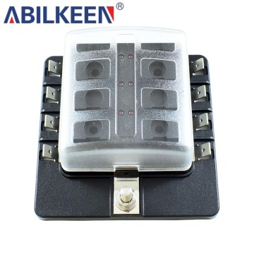 8 Way Circuit Fuse Holder - Durable and Reliable Fuse Block