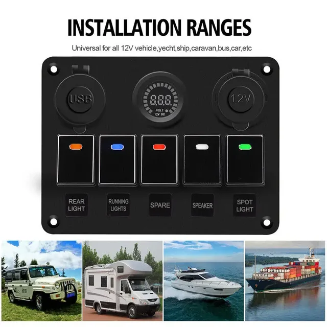 boat switch panel box