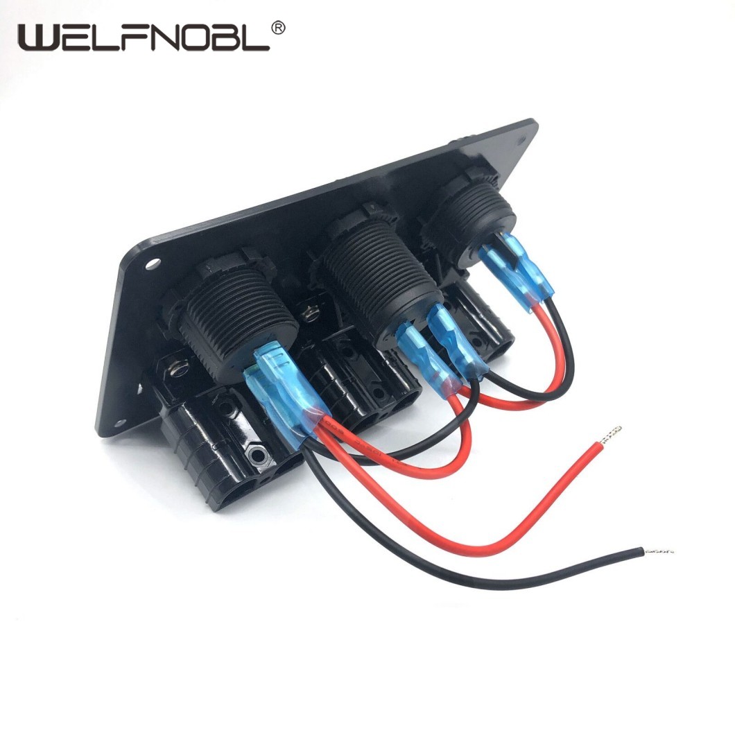 12v 24v Anderson Socket Flush Mount