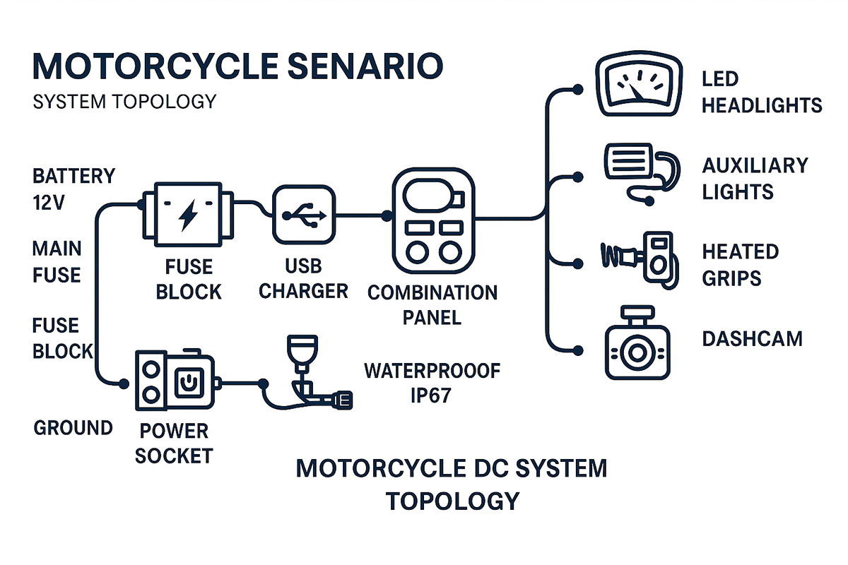 MOTORCYCLE-SENARIO-SYSTEM-TOPOLOGY MOTORCYCLE-SENARIO-SYSTEM-TOPOLOGY