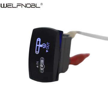7 Pin (ON)-OFF-(ON) Marine Rocker Switch