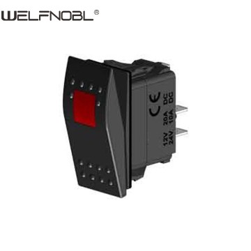 Customized Logo Waterproof Rocker Switch for Bus
