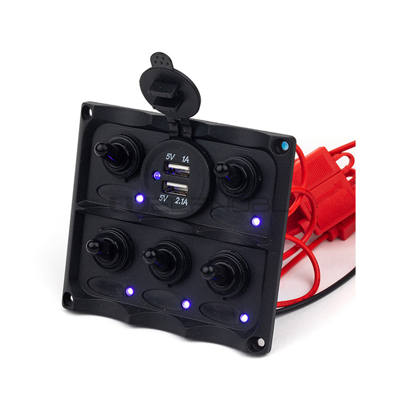 5 gang toggle switch equipped