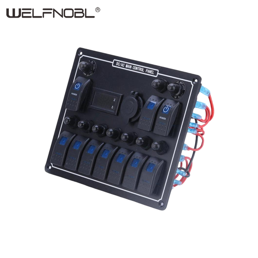 marine rocker switches with labels