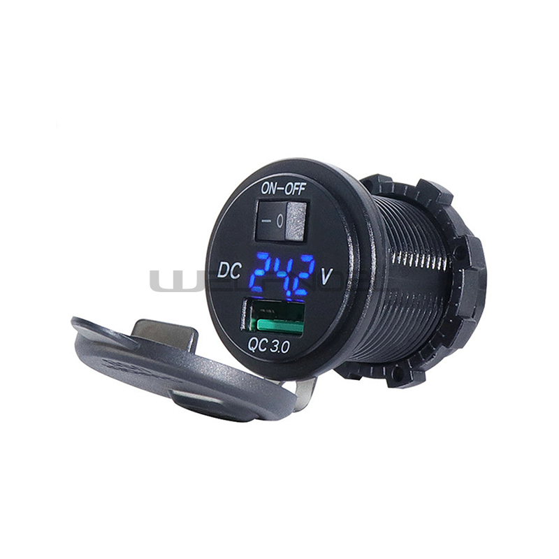 QC3.0 Car Charger 1USB Port Plug Socket