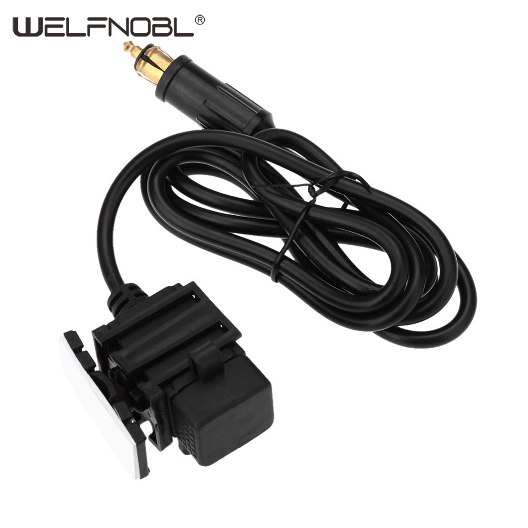 3.1Amp Waterproof Motorcycle Dual USB Adapter